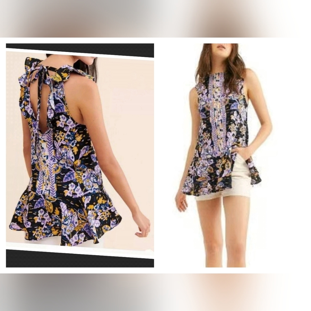 FreePpl Floral Sleeveless Blouse